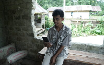 Vidcall Donatur Dengan Anak-anak Adopt-A-Child Di Pulau Sumba
